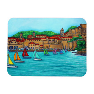 Ímã Dubrovnik Regatta Magnet por Lisa Lorenz