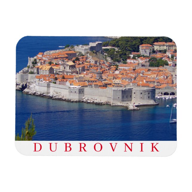 Ímã Dubrovnik view fridge magnet (Horizontal)