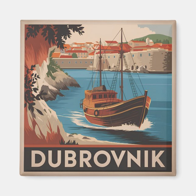 Imã Dubrovnik vintage (Frente)