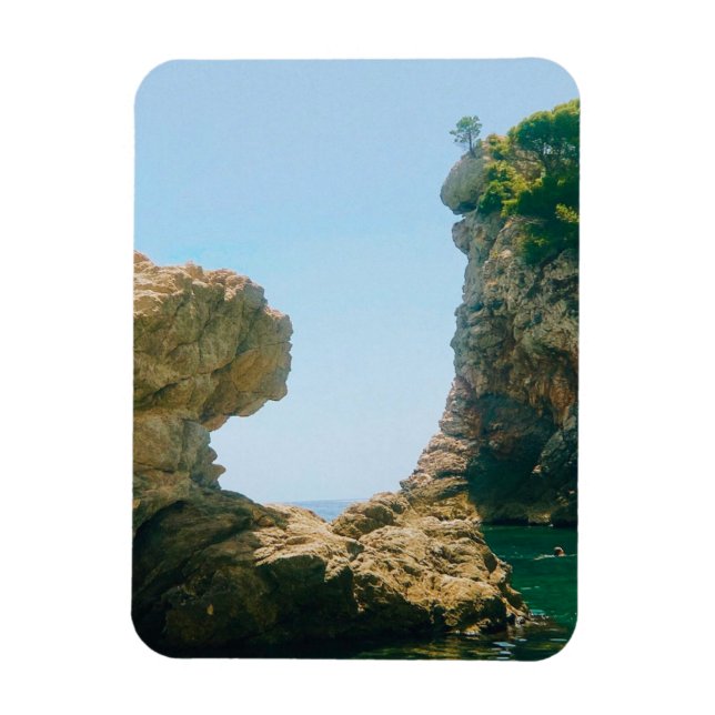 Ímã Dubrovnik West Harbor e Pier (Vertical)