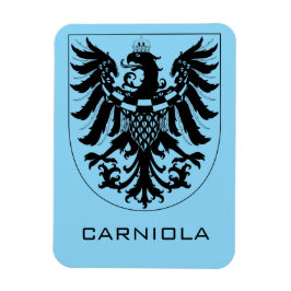 Ímã Ducado da Carníola Arte Heráldica Monocromática