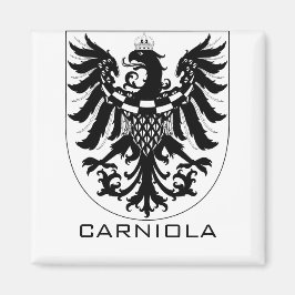 Imã Ducado de Carníola Arte Heráldica Monocromática