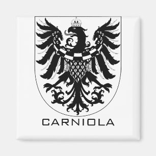 Imã Ducado de Carníola Arte Heráldica Monocromática