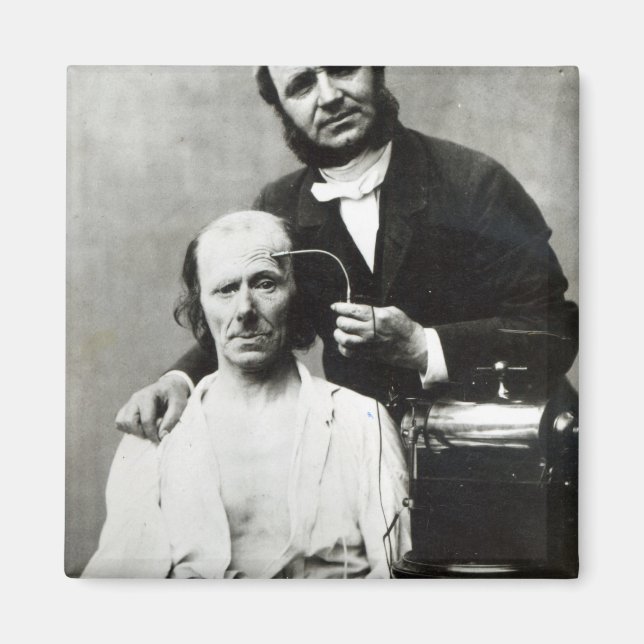 Imã Duchenne de Boulogne com um "paciente vítima" (Frente)