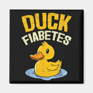 Imã Duck Fiabetes Engraçados Homens Que Sabem