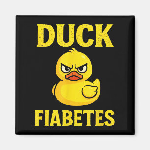Imã Duck Fiabetes - Sensibilização Engraçada por Diabe