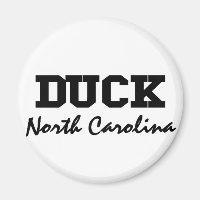 Imã Duck North Carolina (Frente)