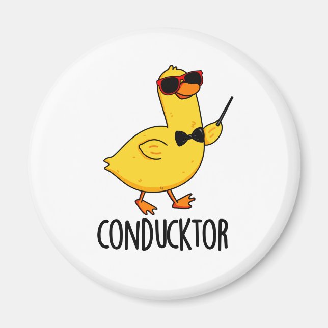 Imã Duck Pun, Condutor de Música Engraçado de Con-duck (Frente)