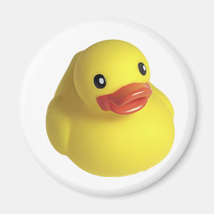 Imã Ducky de borracha amarelo