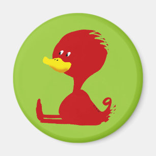 Imã Ducky vermelho