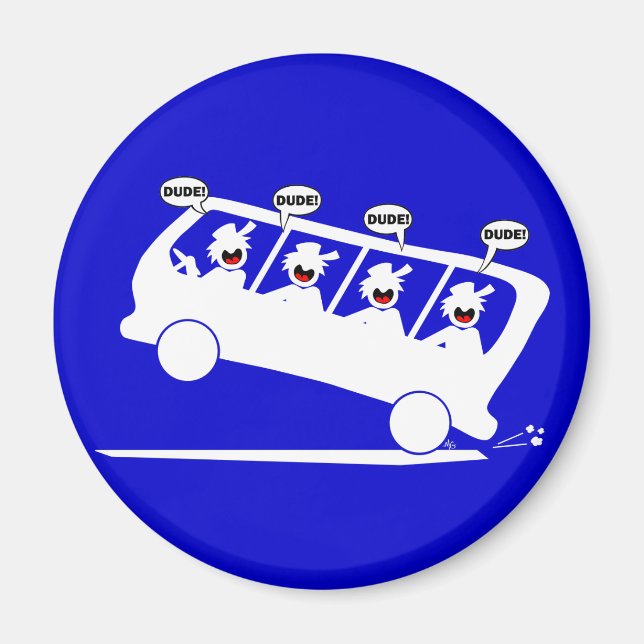 Imã DUDES em trânsito-1 (Frente)