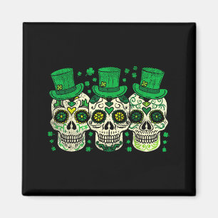 Imã Duendes de Açúcar Irlandeses Mexicanos Caveira Leg