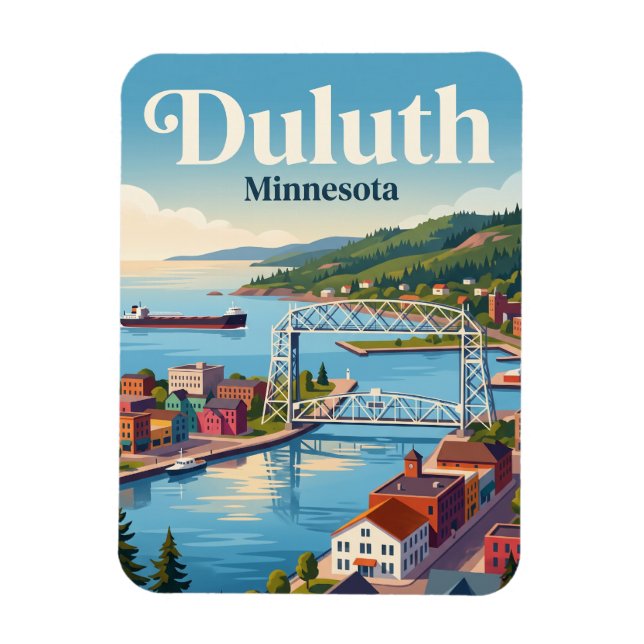 Ímã Duluth Minnesota (Vertical)
