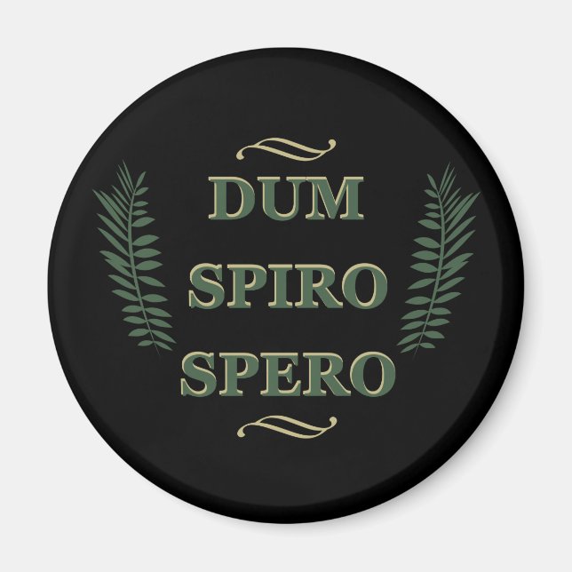 Imã Dum spiro spero (Frente)