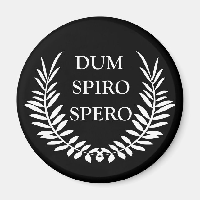 Imã Dum spiro spero (Frente)