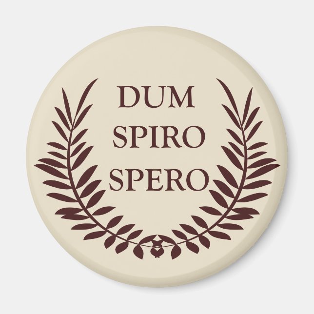 Imã Dum spiro spero (Frente)