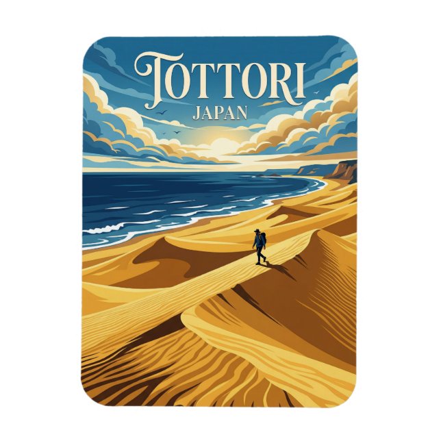 Ímã Dunas de Areia de Tottori Japão (Vertical)