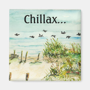 Imã Dunas de areia e bancos exteriores North Carolina