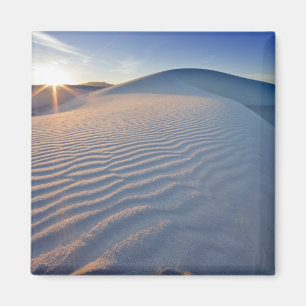 Imã Dunas de areia no Monumento Nacional White Sands e