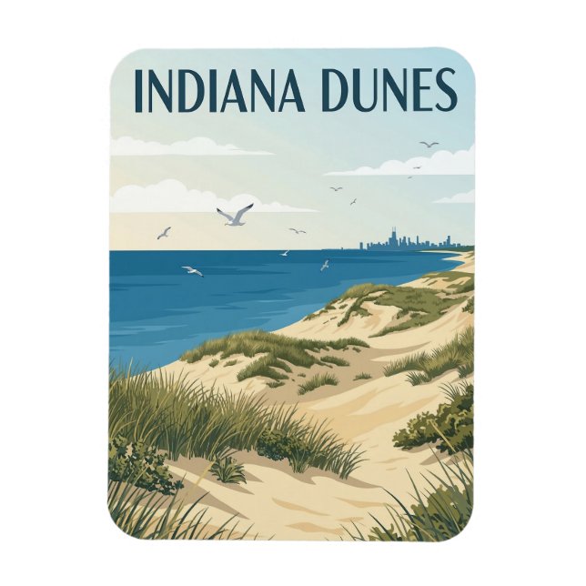 Ímã Dunas de Indiana (Vertical)