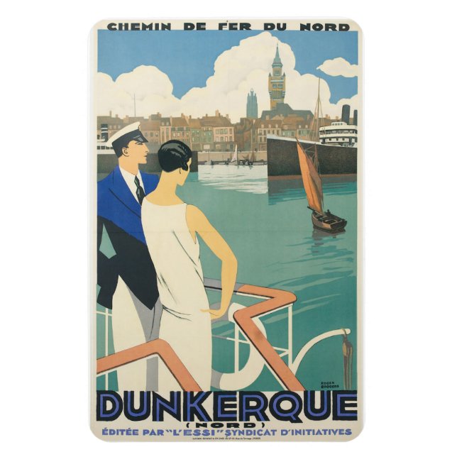 Ímã Dunkerque Viagem Magnet (Vertical)