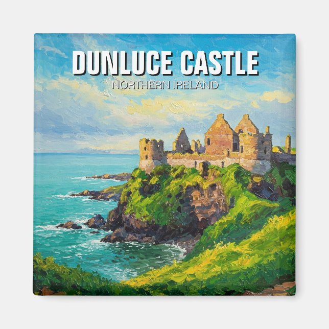 Imã Dunluce Castle Norte Irlanda Viagem (Frente)