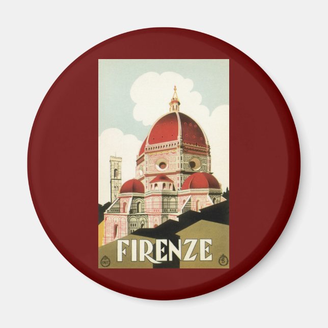 Imã Duomo em Firenze Florence Itália Viagens vintage A (Frente)