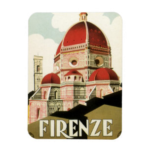 Ímã Duomo em Firenze Florence Itália Viagens vintage A