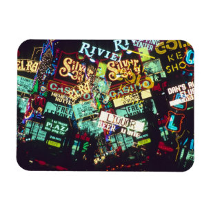 Ímã Dupla exposição, sinais de casino, Las Vegas,