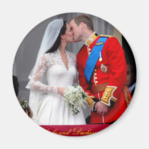 Imã Duque e duquesa do casamento real de Cambridge
