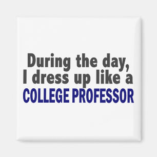 Imã Durante o dia eu visto-me acima como um professor