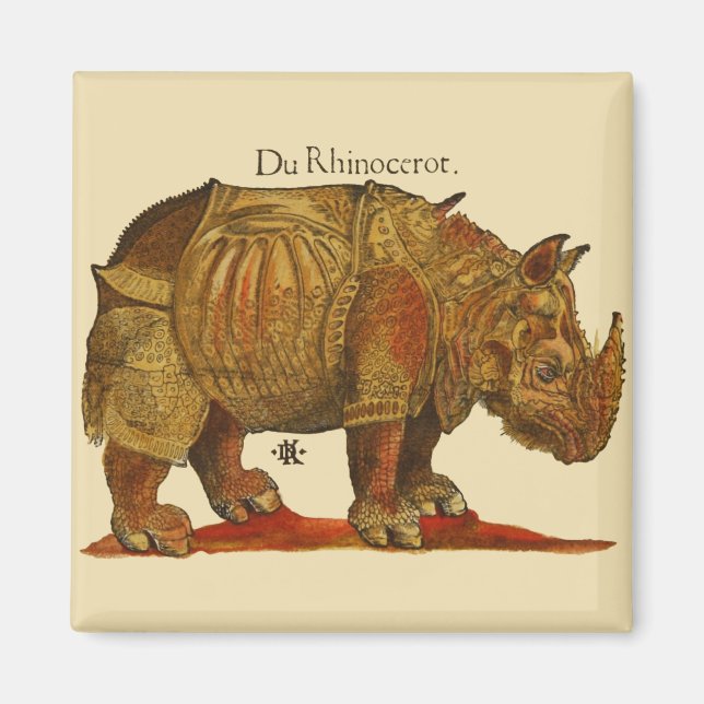 Imã Durer's Rhinoceros (Frente)