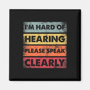 Imã Duro de audição surda deficiente auditiva Sinal de