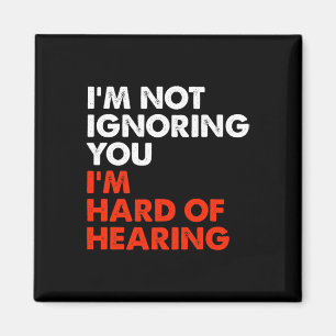 Imã Duro De Ouvir Diversão De Sinal ASL Língua Surda A