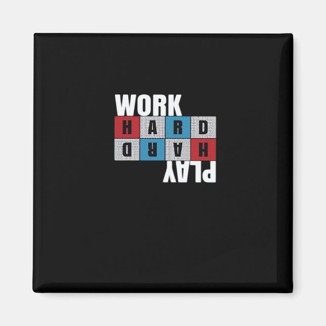 Imã Duro De Trabalho, Tocar Tão Duro, Motivação, Dedic (Frente)