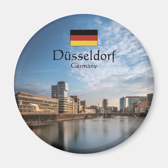Imã Dusseldorf Alemanha Magnet (Frente)