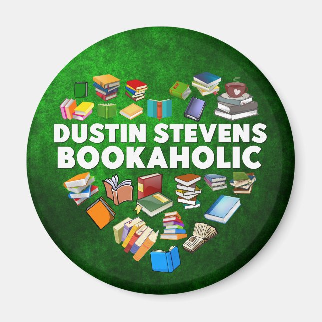 Imã Dustin Stevens Bookaholic (Frente)