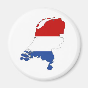 Imã dutch holandês da forma do mapa da bandeira de