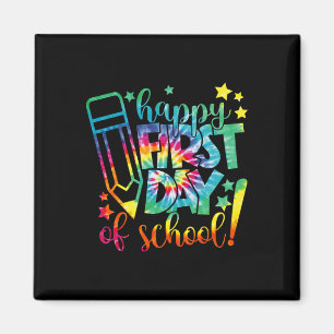 Imã Dye Happy First Day School Back To School Teach