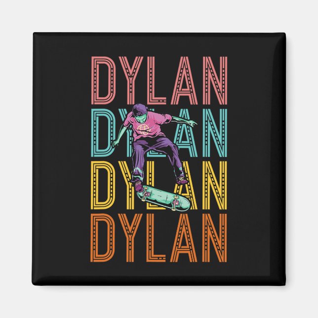 Imã Dylan Skate Personalizado Hob  (Frente)