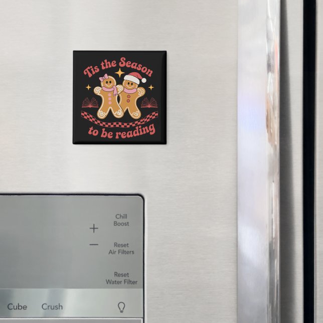 Imã É a Época de Estar Lendo Natal Escola  (In Situ (Fridge))