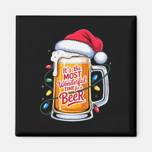 Imã É a época mais maravilhosa para um Natal com cerve
