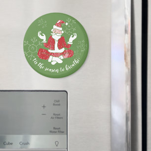 Imã É a Temporada para Respirar Yoga Papai Noel