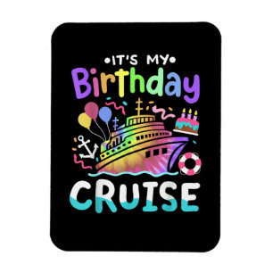 Ímã É a Viagem de Férias da Camiseta Tie Dye do Cruzei