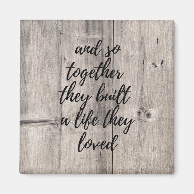 Imã E assim, juntos, eles construíram um ímã para a vi (Frente)