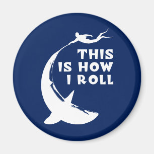 Imã É Assim Que Eu Rolo - Mergulho Scuba Com Tubarão