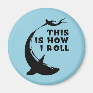 Imã É Assim Que Eu Rolo - Mergulho Scuba Com Tubarão