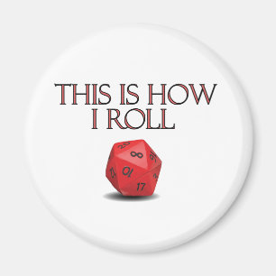 Imã É Assim Que Eu Rolo Um Engraçado Dice RPG
