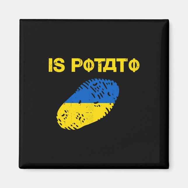 Imã É Batata Engraçado Ucrânia Piada Apoie Ucrânia É P (Frente)