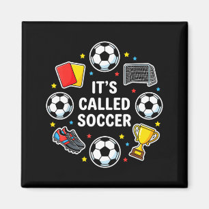 Imã É Chamada de Futebol Camiseta Divertida Estilo Deb
